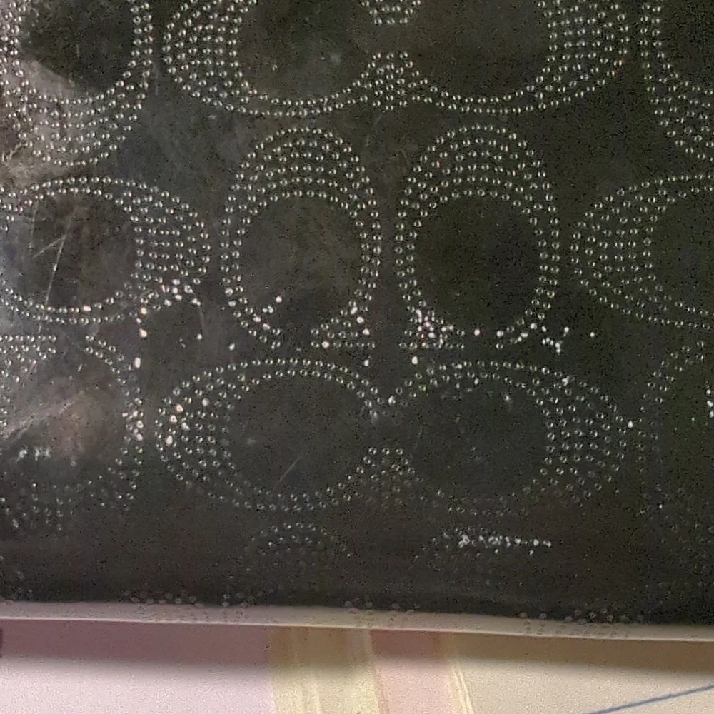 Coach Embossed Liquid Gloss Long Wallet EUC